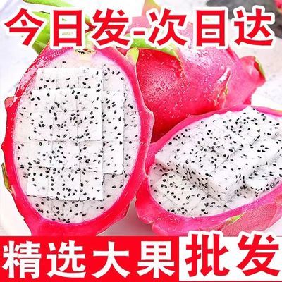 【品质好】新鲜白心火龙果批发3/5斤进口热带水果新鲜白肉非红心