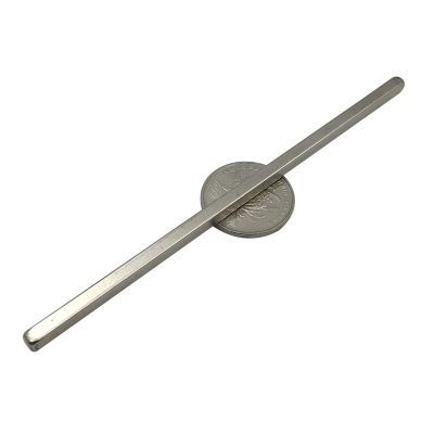 新款超强磁钢磁铁钕铁硼细长条形130*4*4毫米吸铁石耐高温120度