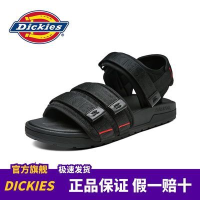 Dickies凉鞋男夏季透气2024新款外穿露趾沙滩鞋男士防