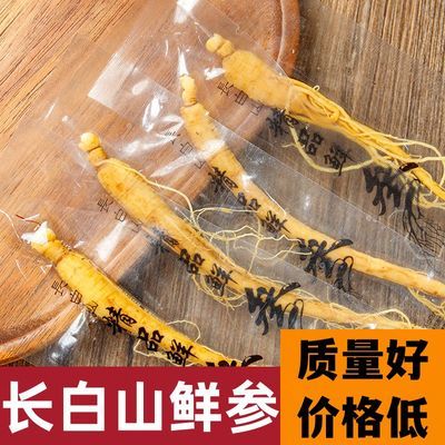 人参长白山人参鲜人参正宗泡酒泡水煮汤独立包装小人参新鲜