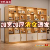 酒柜家用客厅玄关柜隔断柜简约现代展示柜门厅红酒落地展示储物柜