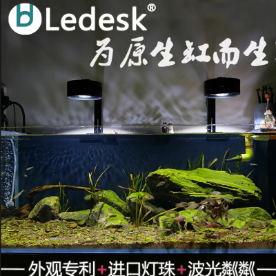 乐迪LED原生溪流缸南美出苔灯三湖全水草灯鱼缸灯草缸灯筒灯照