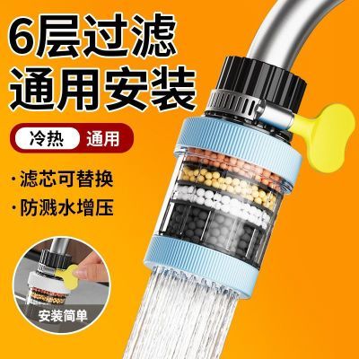 水龙头过滤器滤嘴厨房自来水净水器家用延伸花洒防溅头净水过滤器