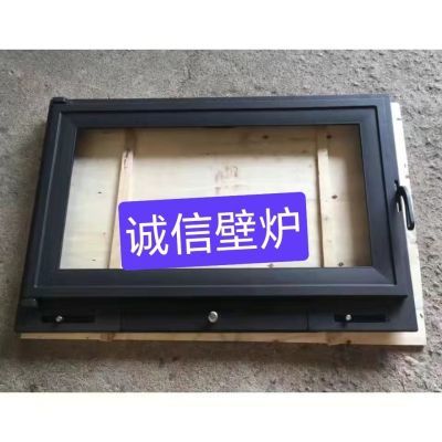 2025镶嵌式取暖壁炉门,带玻璃别墅民宿家庭自建壁炉配件大全