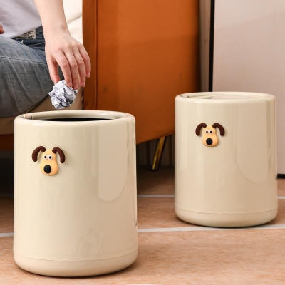 垃圾桶ins风家用高颜值大容量客厅高档厨房厕所垃圾桶带盖爆款