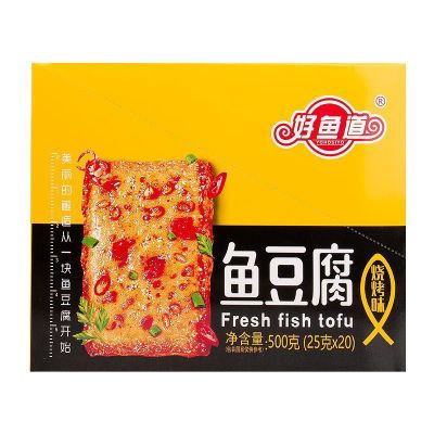 好鱼道鱼豆腐低脂休闲香辣味原味正宗正品