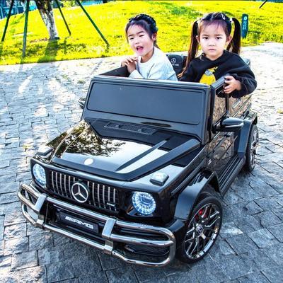 儿童电动车四轮带遥控越野汽车宝宝玩具车可坐大人童车双人奔驰g