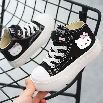 女童鞋子软底儿童帆布鞋女春秋小学生童鞋2026新款小女孩布鞋板鞋