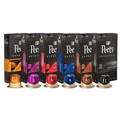 【全口味】Peets皮爷 法国进口浓缩胶囊咖啡10颗/盒 需配置胶囊机