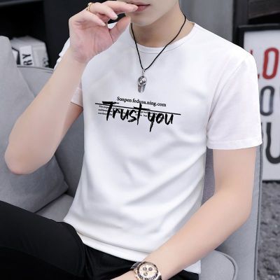 95棉新款夏季短袖t恤男士圆领衣服ins潮流潮牌半袖体恤衫