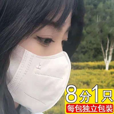 3d立体一次性口罩ins女高颜值学院风白色显白显脸小黑色男生炫酷