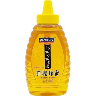 桂林周氏养蜂农洋槐蜂蜜480g塑挤压瓶便携装洋槐蜜小包装