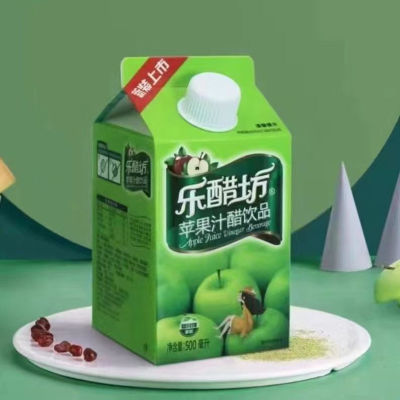 新货乐醋坊苹果醋500ml*15瓶浓缩苹果汁醋饮品多口味饮料整箱批发