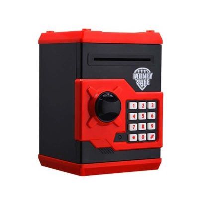 创意密码保险柜存钱罐 自动储蓄罐保险箱ATM机儿童玩具