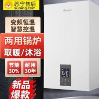 燃气壁挂炉家用天然气20kw采暖炉两用取暖热水锅炉挂壁地暖片节能