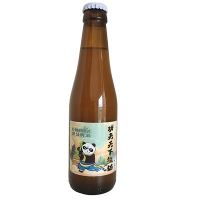 清仓11.8度蔓越莓天下功夫熊猫精酿果味啤酒260ml*6瓶