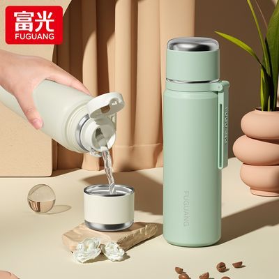 【富光】保温杯茶水分离316食品级学生便携男大容量刻字儿童水杯子