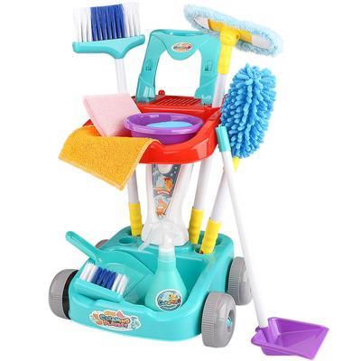 套装女孩打扫宝宝簸箕组合清洁扫把扫地玩具仿真吸尘器儿童过家家