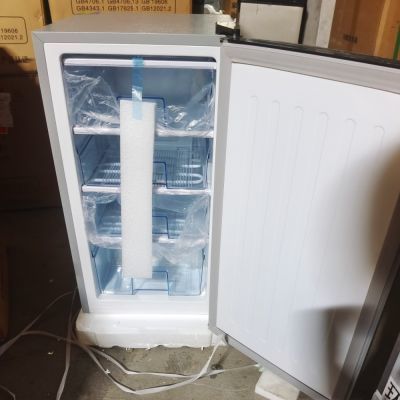 运损立式冰柜家用小型全冷冻柜宝妈储奶迷你立体冰柜四格节能制冷