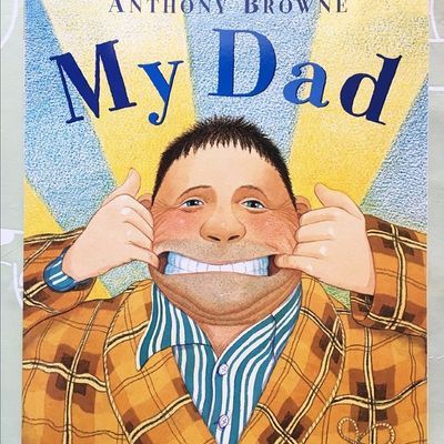 英文原版绘书大开绘本MyMum My Dad(Anthony Browne我爸爸 我妈妈