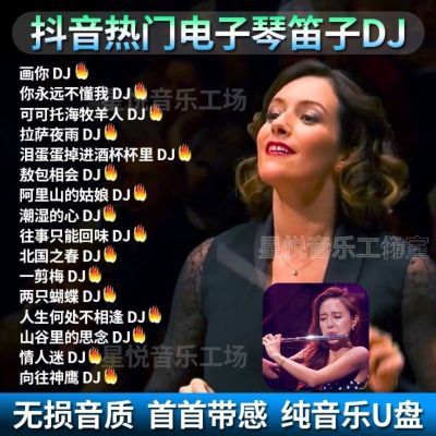 新款电子琴笛子合奏重低音车载u盘音乐dj歌曲u盘纯音乐广场舞mp34