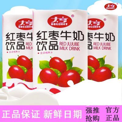大亨红枣牛奶原味酸奶饮品饮料250ML*12盒营养早餐奶膳食宝典整箱