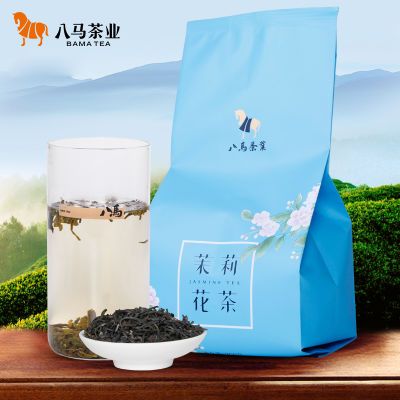 八马茶业 绿茶烘青茶茉莉花茶绿茶自饮袋装250克