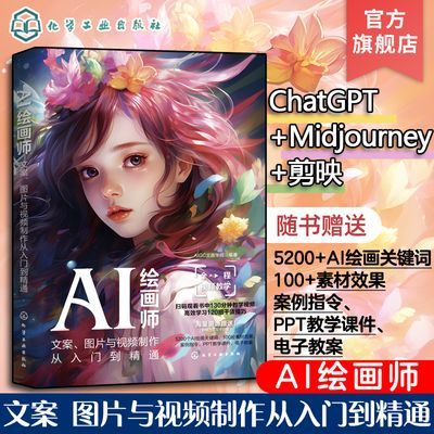 AI绘画师文案图片与视频制作从入门到精通ChatGPT Midjourney剪映