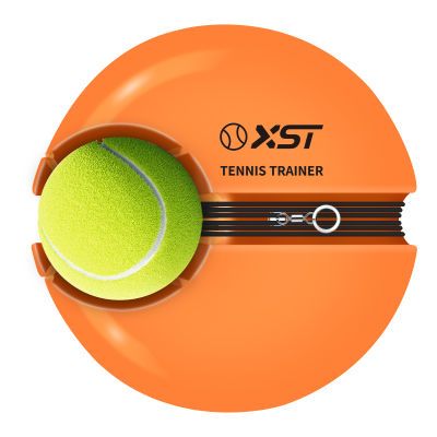 网球带线免注水伸缩式回弹训练器固定双单网球拍网球户外亲子儿童