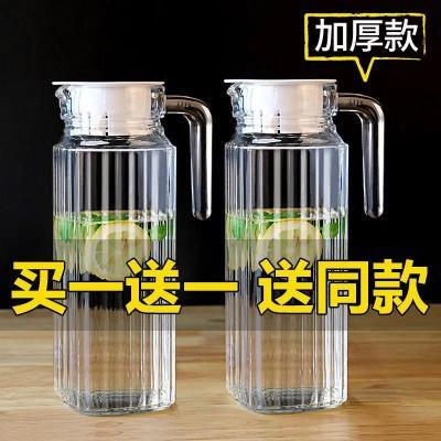 亚克力厚凉水壶塑料pc果汁壶加厚冷水壶耐高温食品级水壶饭店专用