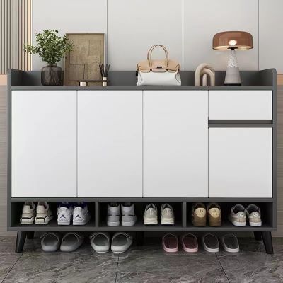 楼道外鞋柜家用门口2023新款入户大容量一体收纳经济简易鞋架