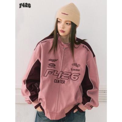 百亿补贴：【F426官方店】国潮牌秋季情侣街头嘻哈拼接撞色赛车立领情侣外套 176.99元