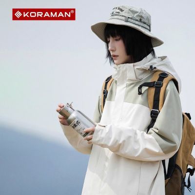 户外冲锋衣女三合一2024新款秋冬季可拆卸户外登山服外套男