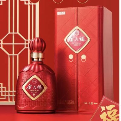 金六福酒名窖 42/53度清香型纯粮优级酒水 500ml*6瓶正品