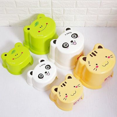 家用简易塑料圆凳子高凳小椅子创意加厚成人矮凳板凳儿童宝宝脚凳