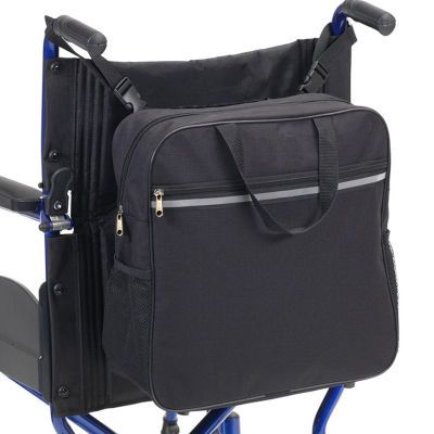 轮椅老年人电动轮椅车后挂包旅行包购物袋储物袋后背包