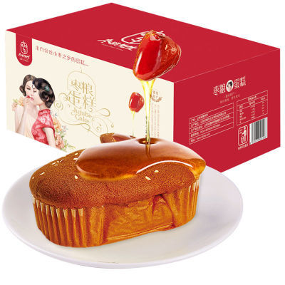 枣粮先生红枣蛋糕学生早餐整箱面包蜂蜜枣糕即食休闲蛋糕零食批发