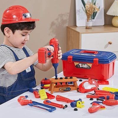 螺丝刀拆卸工具箱儿童玩具拧螺丝钉益智力3到6岁男孩电钻拼装礼物