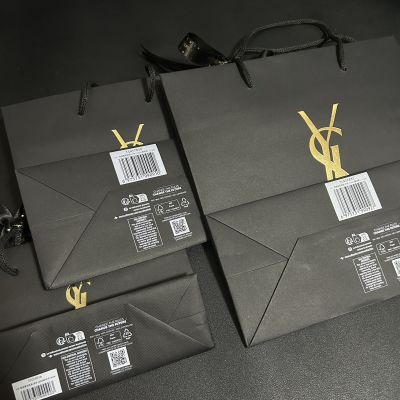 YSL 专柜物料 手提袋 购物袋 礼品袋送礼袋子 礼物袋手提