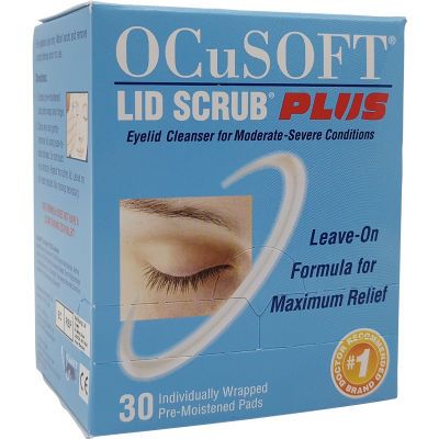 美国OCuSOFT奥科视光加强型眼睛清洁湿巾便携式眼部专用深层清洁