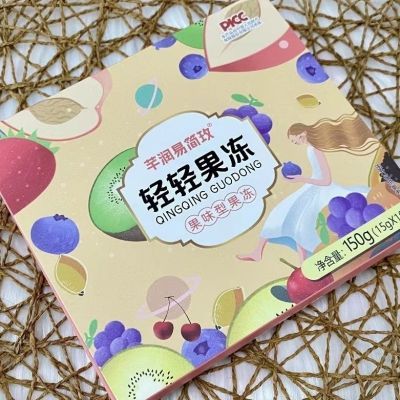 【买2送1 买3送2)芊润易简玫轻轻果冻酵素水果天然果冻正品包邮