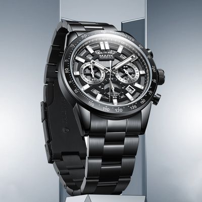 马克华菲手表男士2023新款高颜值帅气防水大表盘石英表非机械手表