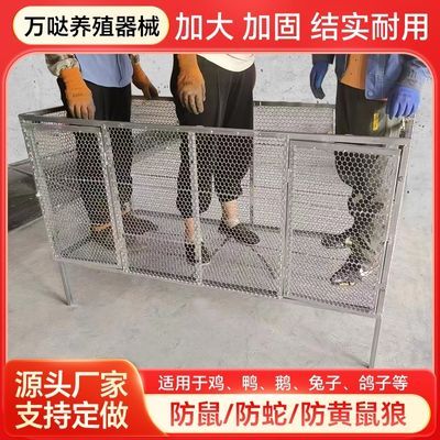 鸡笼子家用养鸡笼子鸡鸭鹅兔子中小型犬加厚加密防黄鼠狼防蛇