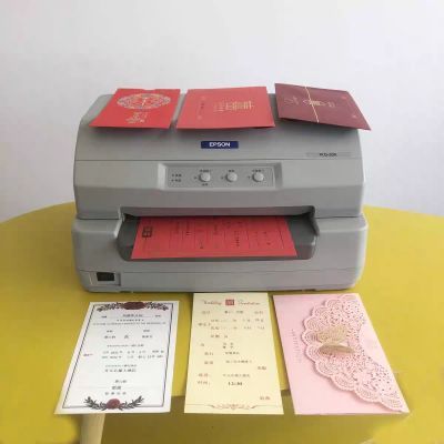 鲜花店打印贺卡证件自印机卡片打印机硬卡卡片式爱普生20k原装