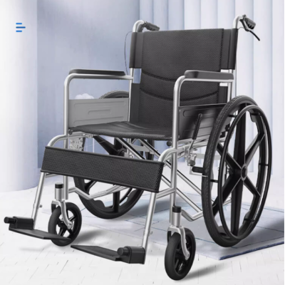 手动老人轮椅折叠轻便老年人残疾人便携式代步手推小型轮椅低靠背