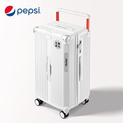 百事PEPSI新款多功能行李箱高档耐磨密码箱平衡宽拉杆静音旅行箱