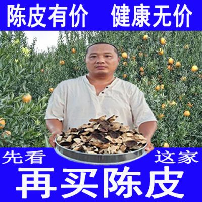 正宗新会陈皮泡水茶坑老陈皮干祛湿5年3年新柑皮广东江门新会特产