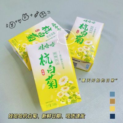 娃哈哈杭白菊植物饮低糖10盒装250ml青梅绿茶清凉夏日必备饮品