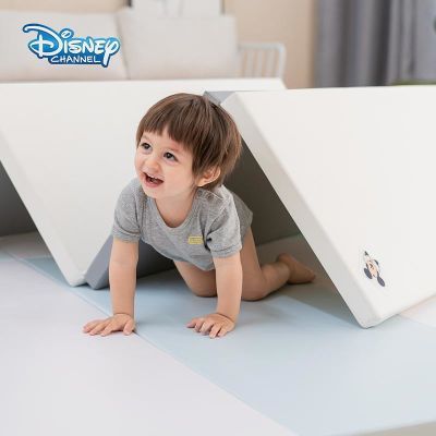 迪士尼超厚地垫PU爬爬垫可折叠爬行垫儿童室内卧室防水游戏垫4