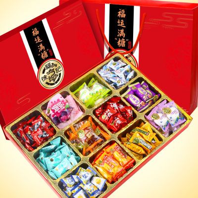 【年货】徐福记12种糖果礼盒1088g糖果零食礼包春节礼物年货送礼